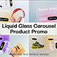 Liquid Glass Carousel Product Promo | Horizontal & Vertical Versions || MOGRT - VideoHive Item for Sale