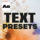 Echo Text Effects (Presets) - VideoHive Item for Sale