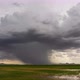 Thunderstorm Downburst over a Farm Field in Arizona - VideoHive Item for Sale