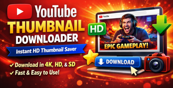 YouTube Thumbnail Downloader – Instant HD Thumbnail Saver