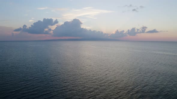 Beautiful sunet and sea in Ishigaki 