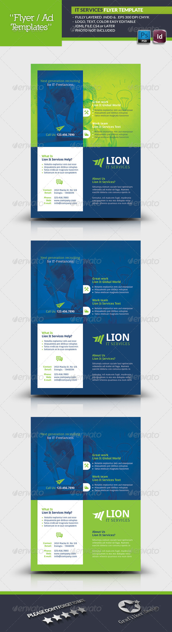 IT Services Flyer Template