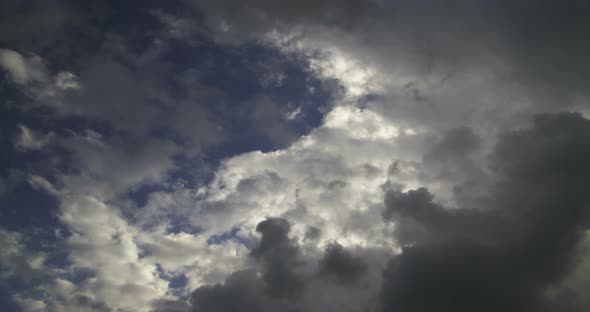 Dramatic Forming Clouds Time Lapse 