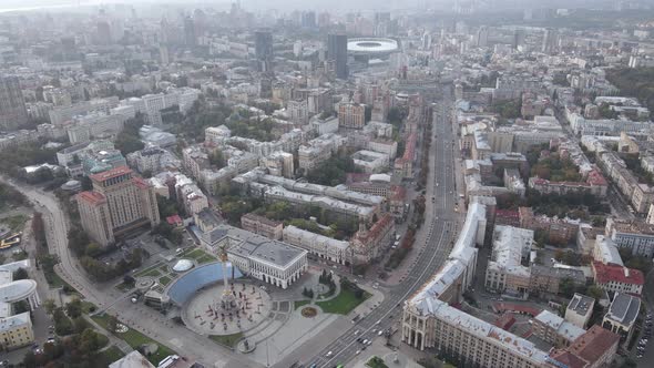 Kyiv - the Capital of Ukraine. Aerial View. Kiev