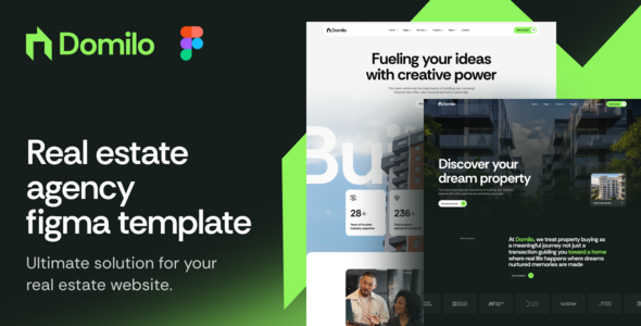 Domilo - Real Estate Agency Figma Template