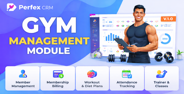 Gym Management Module for Perfex CRM