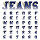 Jeans Font - GraphicRiver Item for Sale