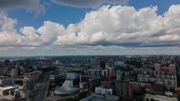 Daytime Timelapse in a Big City