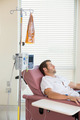 Patient Sleeping While Receiving Chemotherapy - PhotoDune Item for Sale
