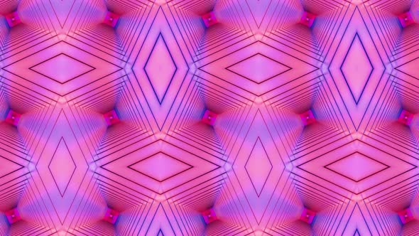 Blue Pink Color Zoom In Tunnel Pattern Background Animation