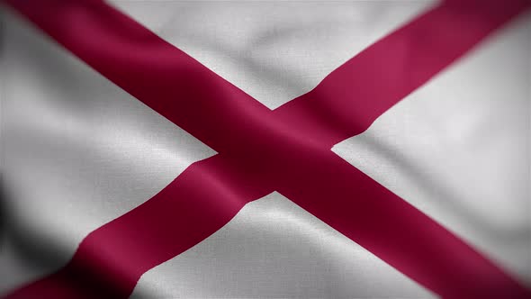 Alabama State Flag Angle