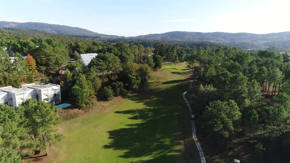 Golf Sport Aerial View