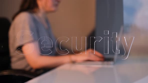 Woman Working in Security Department