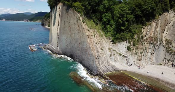 Skala Kiseleva is a Natural Monument on the Territory of the Tuapse District of the Krasnodar