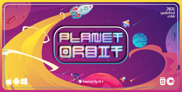 Planet Orbit - HTML5 Game Template