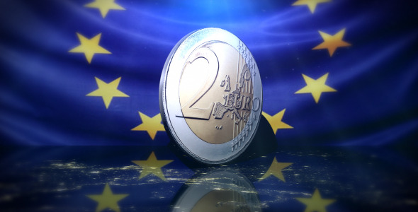 Rotate Euro Coin