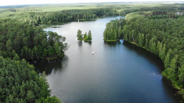 Lake in Tuchola Forests