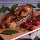 Atlantic salmon steak with ingredients - VideoHive Item for Sale