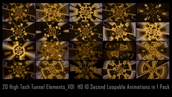 High Tech Tunnel Elements  V01 alt