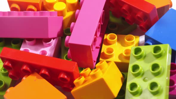 Multicolored Blocks of Children's Designer