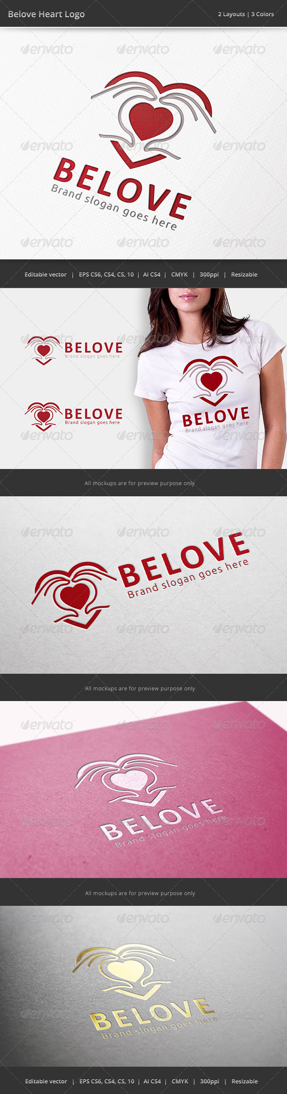 Beloved Heart Hand Logo