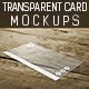 Transparent Business Card Mockup - GraphicRiver Item for Sale