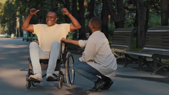 Young Black Guy Tells Paralyzed Father Good News Talks About His Success