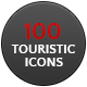 100 Vector Touristic Icons - GraphicRiver Item for Sale