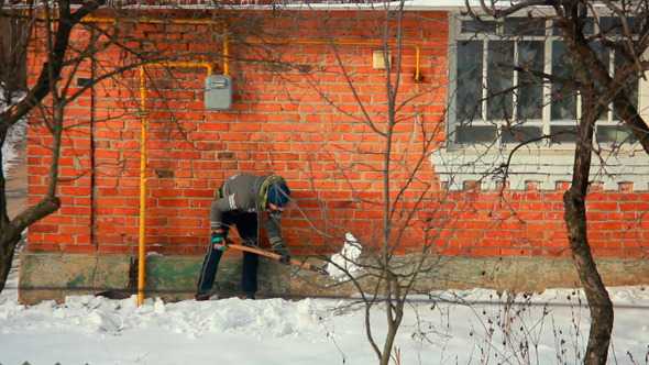 Boy Cleans Snow 3 alt