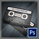 Audio Cassette Business Card for Music Industry - GraphicRiver Item for Sale