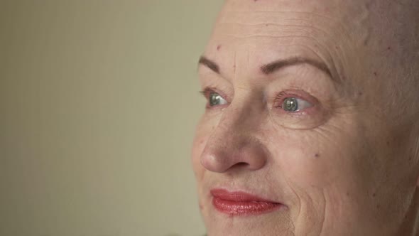 The Face of a Woman with Cancer