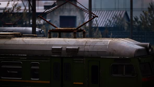 Old Soviet Electrical Train Staition alt