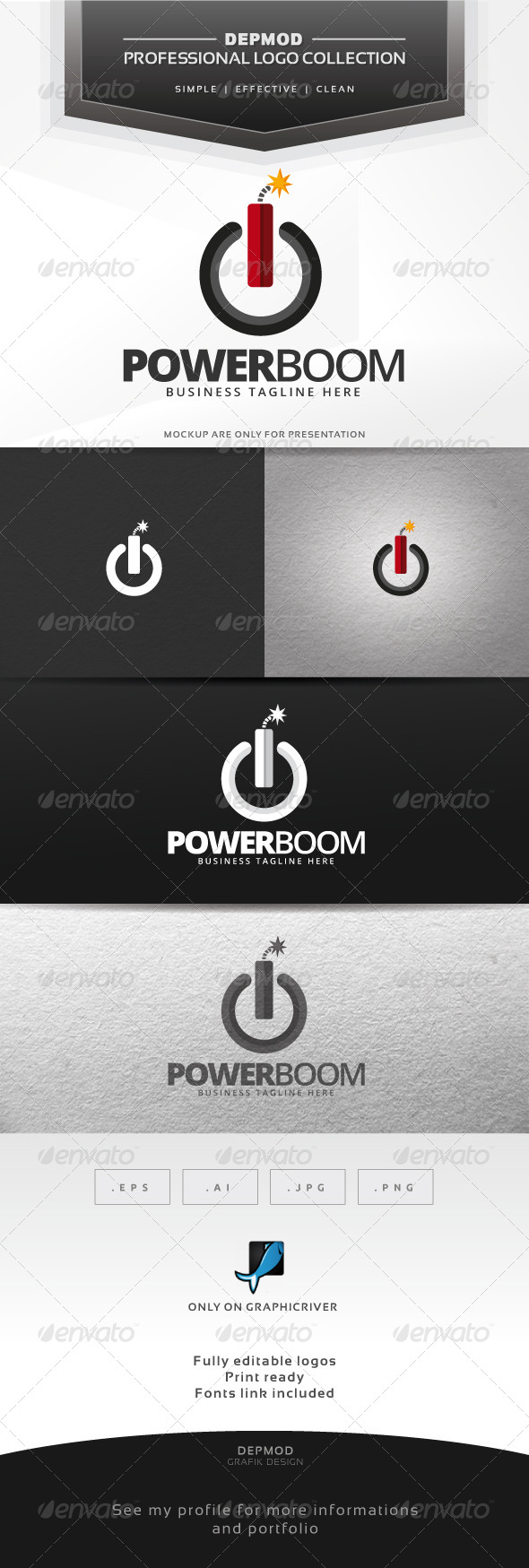 Power Boom Logo