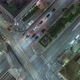 Night Time Lapse Birds Eye View Of Traffic In Downtown 02 - VideoHive Item for Sale