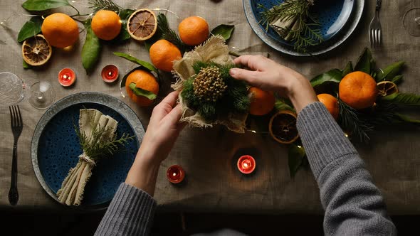 Festive Table Setting