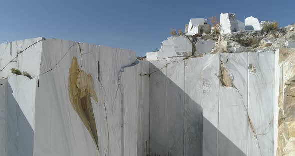 Huge Marble Blocks at Marble Quarry Site