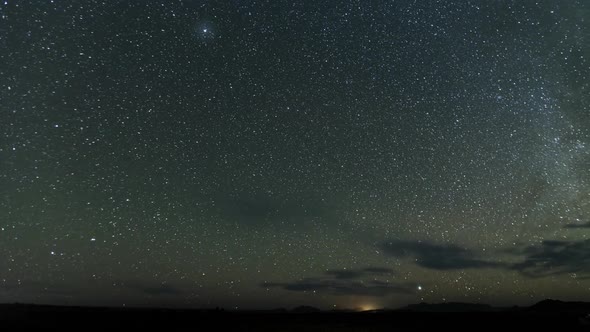 African Night Sky Time Lapse