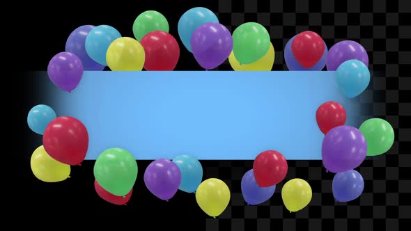 Birthday Balloon Background