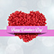Happy Valentines Day Greeting Card: Heart Reveal - VideoHive Item for Sale