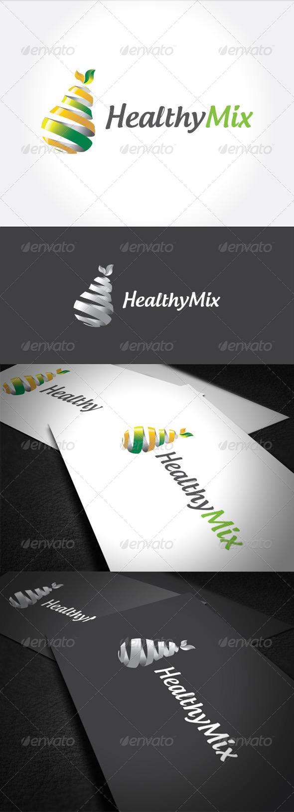 Healty Mix Logo Template