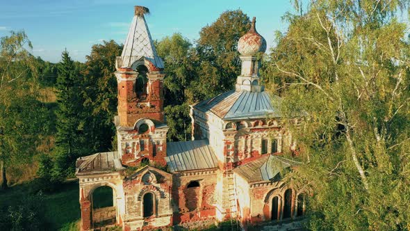 Bird'seye View Of Church Of The Intercession Of Most Holy Theotokos