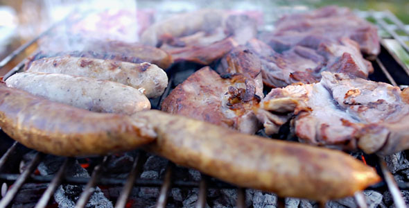 Sausage And Pork Barbeque