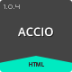 Accio | Responsive Onepage Parallax Site Template - ThemeForest Item for Sale