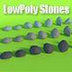 LowPoly Stones .Pack1 - 3DOcean Item for Sale