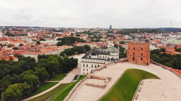 Vilnius Old Town Panorama, Lithuania