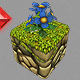 Low Poly Cube World Level Building Set - 3DOcean Item for Sale