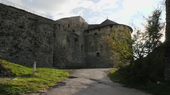 Old walls at Kamianets-Podilskyi Castle