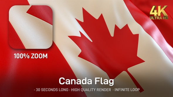 Canada Flag - 4K