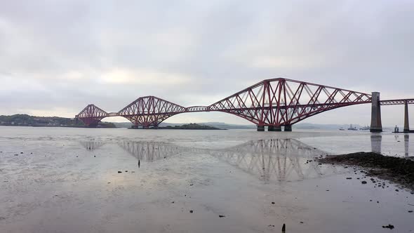 The Forth Railway Bridge in Edinburgh Scotland