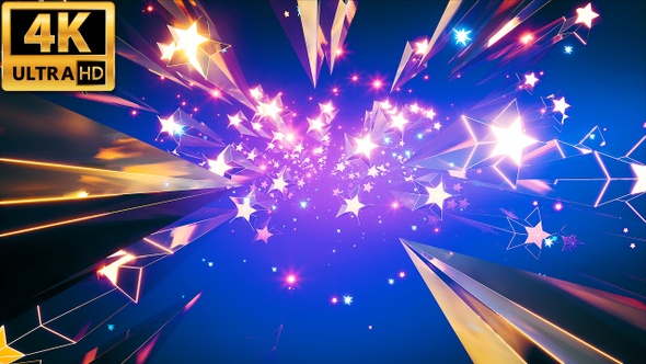 Falling Stars Background 4k alt